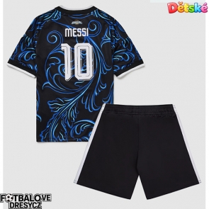 Argentina Lionel Messi #10 Dětské Venkovní dres komplet MS 2026 Krátký Rukáv (+ trenýrky)
